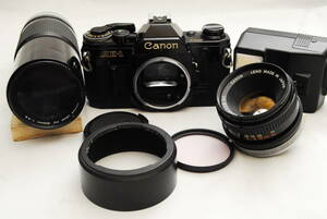 Canon AE-1/FD300mm/FD50mm(訳アリ品）1122-03-32-4