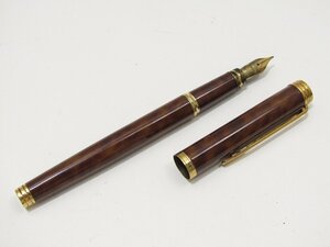 1円スタート 筆記未確認 WATERMAN ウォーターマン 万年筆 IDEAL ペン先 18K 750 マーブル柄 筆記具