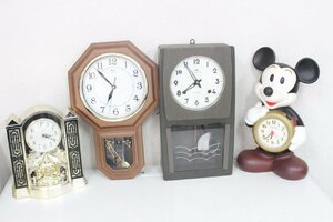 ■TRADE MARK Disney Time FD411A他 目覚まし 柱時計 等 まとめて