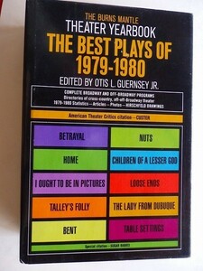 /The Best Plays Of 1979-1980/Otis L. Guernsey Jr./演劇年鑑/英文