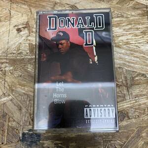 シHIPHOP,R&B DONALD D - LET THE HORNS BLOW アルバム,名作 TAPE 中古品