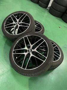 ★1万円売り切り★ BBS 18インチ　114.3 7.5J オフセット不明　プリウスαに履いてました。　アルミホイール 