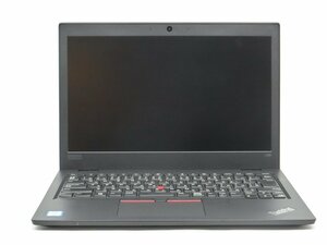 中古Lenovo ThinkPad L380　　 第8世代COREI5 　4GB　13.3型　通電します　起動しません　ノートパソコン　　詳細不明　　ジャンク扱い 　
