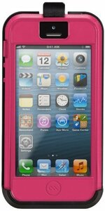 即決・送料無料)【MIL-SPEC標準準拠ケース】Case-Mate iPhone 5 Tough Xtreme Case with Holster Pink/Red