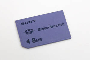 8MB メモリースティック Duo ソニー　Memory Stick Duo SONY