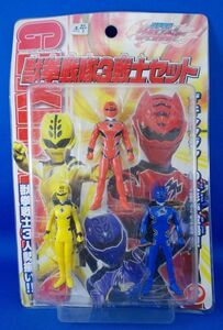 獣拳戦隊ゲキレンジャー 獣拳戦隊3戦士セット ミニソフビ ポピー ゲキレッド ゲキブルー ゲキイエロー Power Rangers Jungle Fury