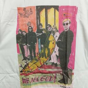 【送料無料】アンディウォーホル Andy Warhol Tシャツ Lサイズ ザヴェルヴェットアンダーグラウンド The Velvet Underground　バンドT