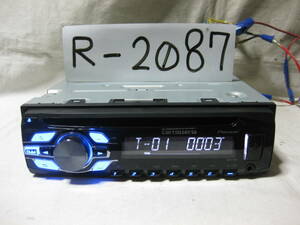 R-2087　Carrozzeria　カロッツェリア　DEH-470　MP3　フロント USB AUX　1Dサイズ　CDデッキ　補償付