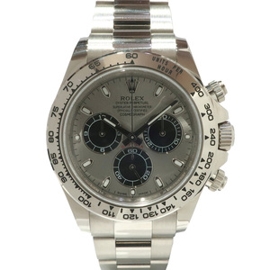【天白】ロレックス デイトナ 116509 スチール ブラック K18 ホワイトゴールド クロノグラフ 自動巻 メンズ 腕時計 40mm 保証書