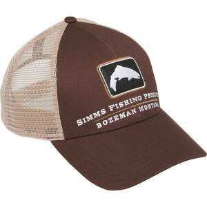 SIMMS シムス　Trout Icon Trucker CAP トラウト　アイコン　トラッカー　キャップ　OS 　Mahogany