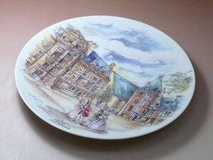 ▲60SK1484▲LIMOGESリモージュ　風景図プレート　絵皿　飾皿　洋食器　インテリア