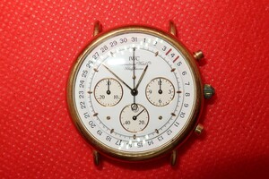 ♪♪IWC ポートフィノクロノグラフ K18YG/750 無垢 メンズ クォーツ 腕時計♪♪