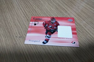 Manny Malhotra実使用カナダ・ジャージ・封入カード Upper Deck NHL
