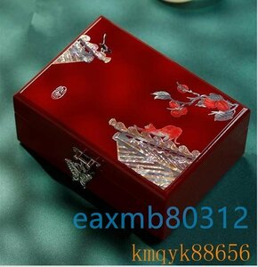 螺鈿細工 ジュエリーボックス 宝石箱 韓国 収納 引き出し 嫁入り道具 シェル メイクボックス