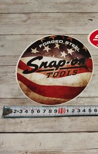 スナップオン　ステッカー　デカール　丸旧ロゴ　　オーバル　シール　Snap on　snap-on