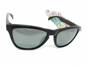 1円 ■美品■ OAKLEY オークリー Frogskins サングラス メガネ 眼鏡 メンズ レディース ブラック系 BG8702