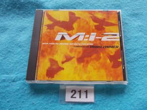 CD／SoundTrack／サウンドトラック／Mission Impossible 2／ミッション・インポッシブル2／音楽：ハンス・ジマー／管211