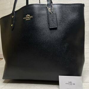 1円〜【入手困難品】10万円 コーチ COACH トートバッグ ビジネスバッグ ブリーフケース A4 2way レザー メンズ レディース ブラック大容量 