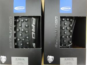 Schwalbe ICE SPIKER PRO EVO シュワルベ アイススパイカー プロ エヴォ　WO　27.5(650B)×2.25　未使用/2本セット　送料無料