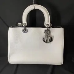 美品 Christian Dior  ディオリッシモ2way ホワイト