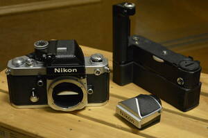 【ジャンク扱】Nikon F2 PhotomicA ニコン最後の機械式旗艦 最終期製造 モータードライブMD-3+MB-2 アイレベルDE-1付 フォトミックA 