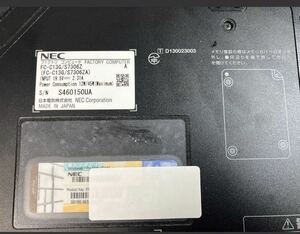 管221 NEC i7 ファクトリ コンピュータ FACTORY COMPUTER FC-C13G/S7306ZA S460160UA パソコン本体 MADE IN JAPAN PC