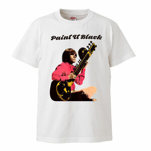 【Mサイズ Tシャツ】ブライアン・ジョーンズ The Rolling stones ローリング・ストーンズ Brian jones シタール 60s サイケデリック