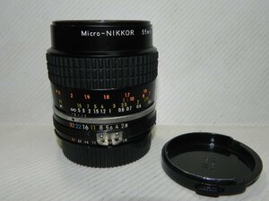 Nikon Ai-s Micro-NIKKOR 55mm F2.8 レンズ