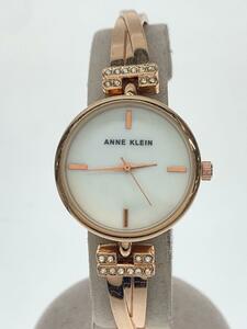 ANNE KLEIN◆クォーツ腕時計/アナログ/-/WHT/GLD/ウォッチセット