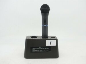 中古　JVC ワイヤレスマイク ハンド型 WM-P9701本　充電器 WT-C63 　通電のみ確認済み　動作不明　ジャンク品　送料無料