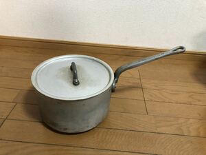 中古品☆アルミ 片手鍋 　厨房器具 　24cm 　現状品