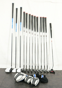 【ト滝】メンズ右利き用13本ゴルフセット TaylorMade テーラーメイド SLDR BURNER バーナー ウッド アイアン パター DE958DEM39