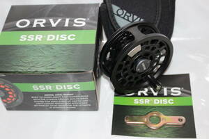 オービス Orvis　SSR Disk　Ⅲ　スペイライン3～5番　ブラック　スペイ専用リール　ほぼ未使用美品　箱&ケース・取説付き