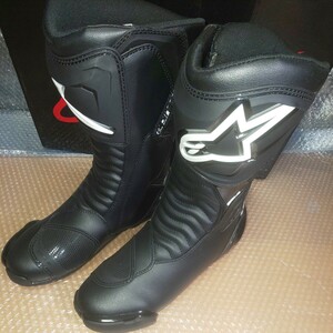 アルパインスターズ レーシングブーツ alpinestars SMX S US9.5 EUR44 JPN28.5 未使用品 室内試し履きのみ ブラック