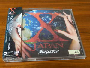 X JAPAN CD2枚組ベストアルバム「THE WORLD」BEST YOSHIKI ToshI hide heath 帯あり