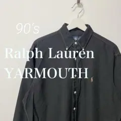 90s Ralph Lauren YARMOUTH  ラルフローレン　長袖シャツ