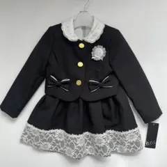 ヒロミチナカノ 入園式 入学式 卒園式 ドレス ブラック110cm 新品