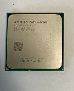 【中古パーツ】【CPU】複数可 まとめ買いと送料がお得!!(在庫2枚) AMD A8-7600 Series AD767KXBI44JC 3.1GHz Socket FM2+■CPU AMD A8-7600