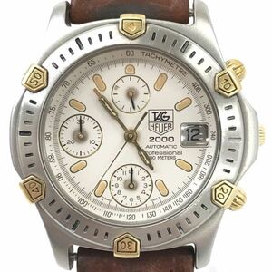 TAGHEUER タグホイヤー PROFESSIONAL プロフェッショナル 腕時計 自動巻き クロノグラフ 2000シリーズ 165.806 コレクション 動作確認済