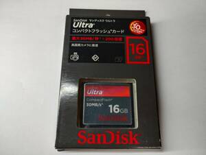 未使用・未開封品　16GB　SanDisk　ultra　30MB/s　CFカード　メモリーカード　コンパクトフラッシュカード