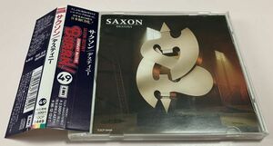 BURRN! 帯付 旧規格 CD サクソン SAXON デスティニー Destiny 国内盤 廃盤 レア NWOBHM New Wave Of British Heavy Metal