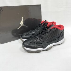 NIKE / JORDAN ナイキ ジョーダン AIR JORDAN 11 RETRO LOW エアジョーダン11 レトロ ロー / 306008-001 / US8 26cm / 黒赤 / 