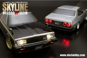 【新品・未使用】ABC-HOBBY 01スーパーボディ NISSAN SKYLINE ジャパン C210