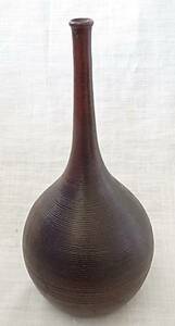 《バサラ》窯印寛文十年江戸初期つる首形備前花瓶