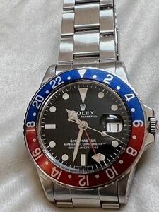 優良個体★ROLEX ロレックス GMTマスター1 Ref.1675 MK1 ロングE 1970年製 オールトリチウム フルオリジナル