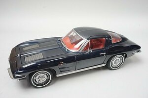 AUTOart オートアート 1/18 Chevrolet シボレー Corvette コルベット 1963 デイトナブルー ※本体のみ アンテナ欠品 ジャンク品