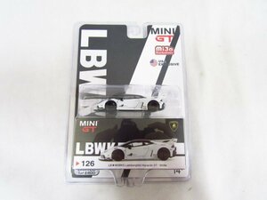 MINI GT ミニGT 126 LBWK LB WORKS ランボルギーニ ウラカン GT ホワイト MGT00126-MJ 未開封品 ◆5311