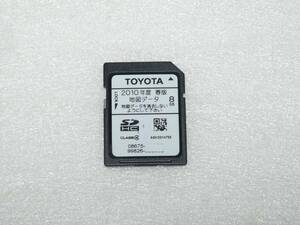 トヨタ純正 NSZT-W60 2010年 春 地図 SDカード