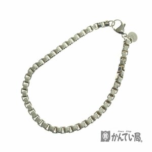 TIFFANY&Co. ティファニー ベネチアン ブレスレット シルバー 925 シンプル ミディアムサイズ Mサイズ アクセサリー 男女兼用 シンプル