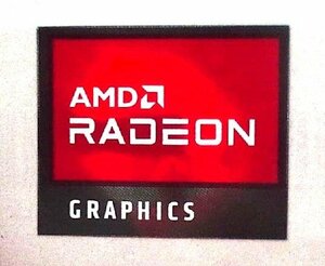 ■送料無料■10枚セット■【AMD Radeon Graphics】エンブレムシール■17mm*20mm■ 追跡サービス付き☆P292